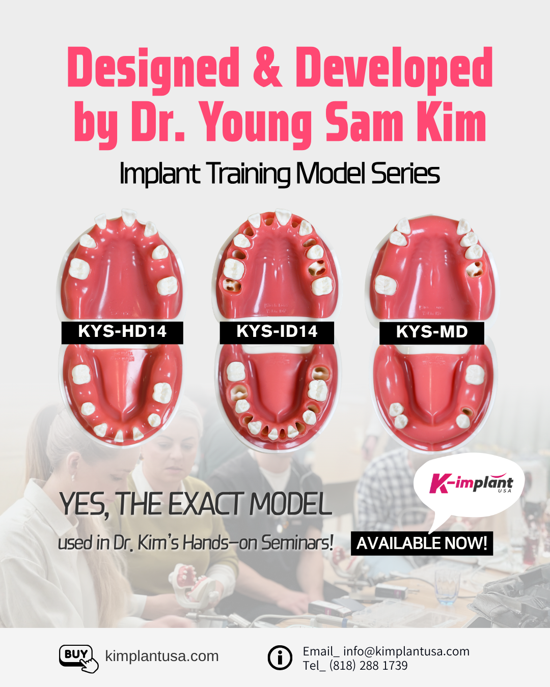 Implant Training Model Series by Dr. Youngsam Kim
